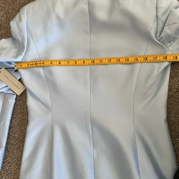 Adrienne Vittadini beautiful blue satin jacket. Size 6 NWT - Picture 8 of 8